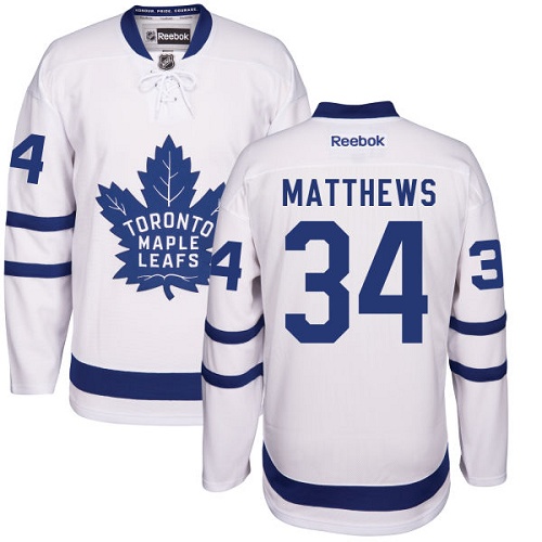 Herren Toronto Maple Leafs Eishockey Trikot Auston Matthews #34 Authentic  Reebok Auswärts